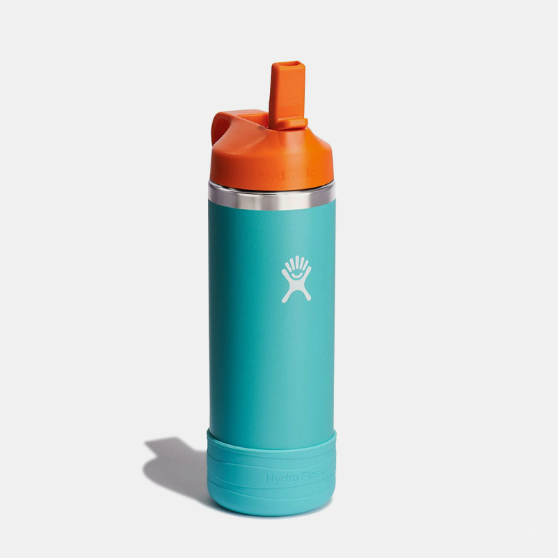 Kids Wide Mouth w/ Straw Cap18 oz בקבוק שתייה ילדים image number null